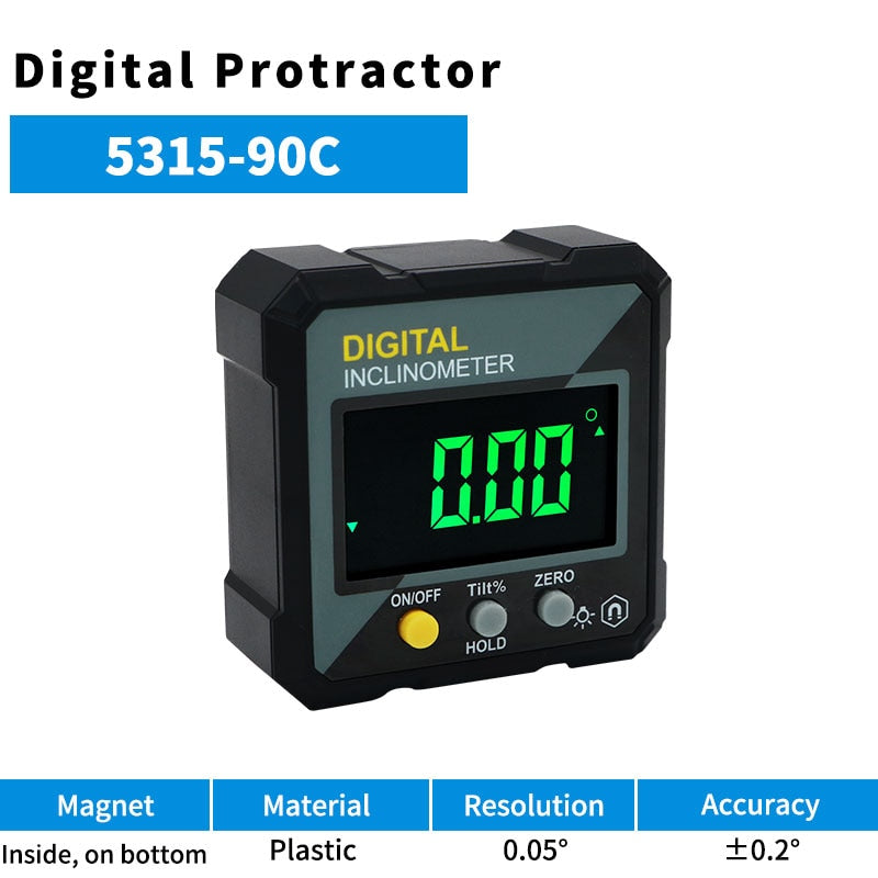 Inclinometro digital medidor de ângulo para regular serras em geral 
